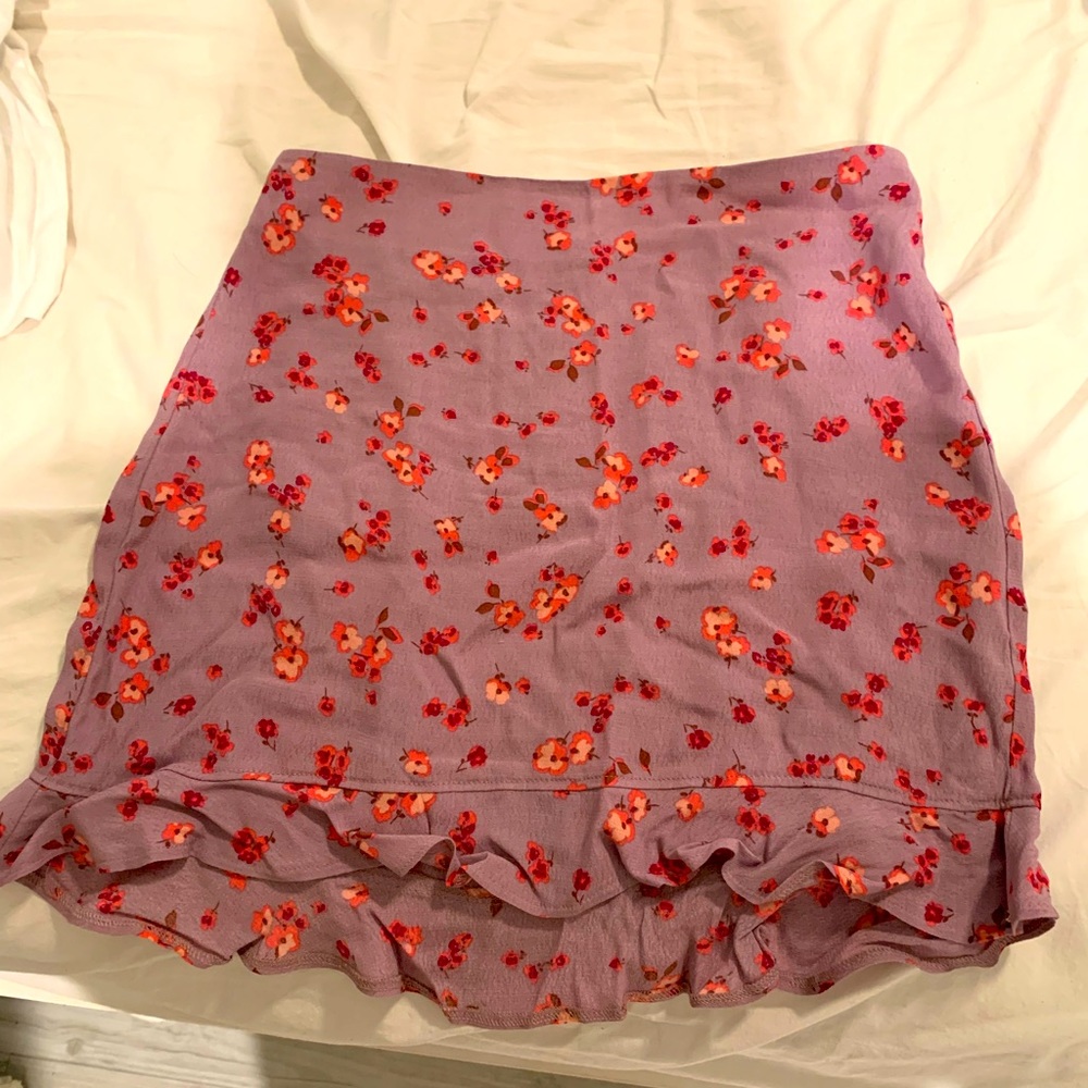 Express Mini Ruffle Skirt